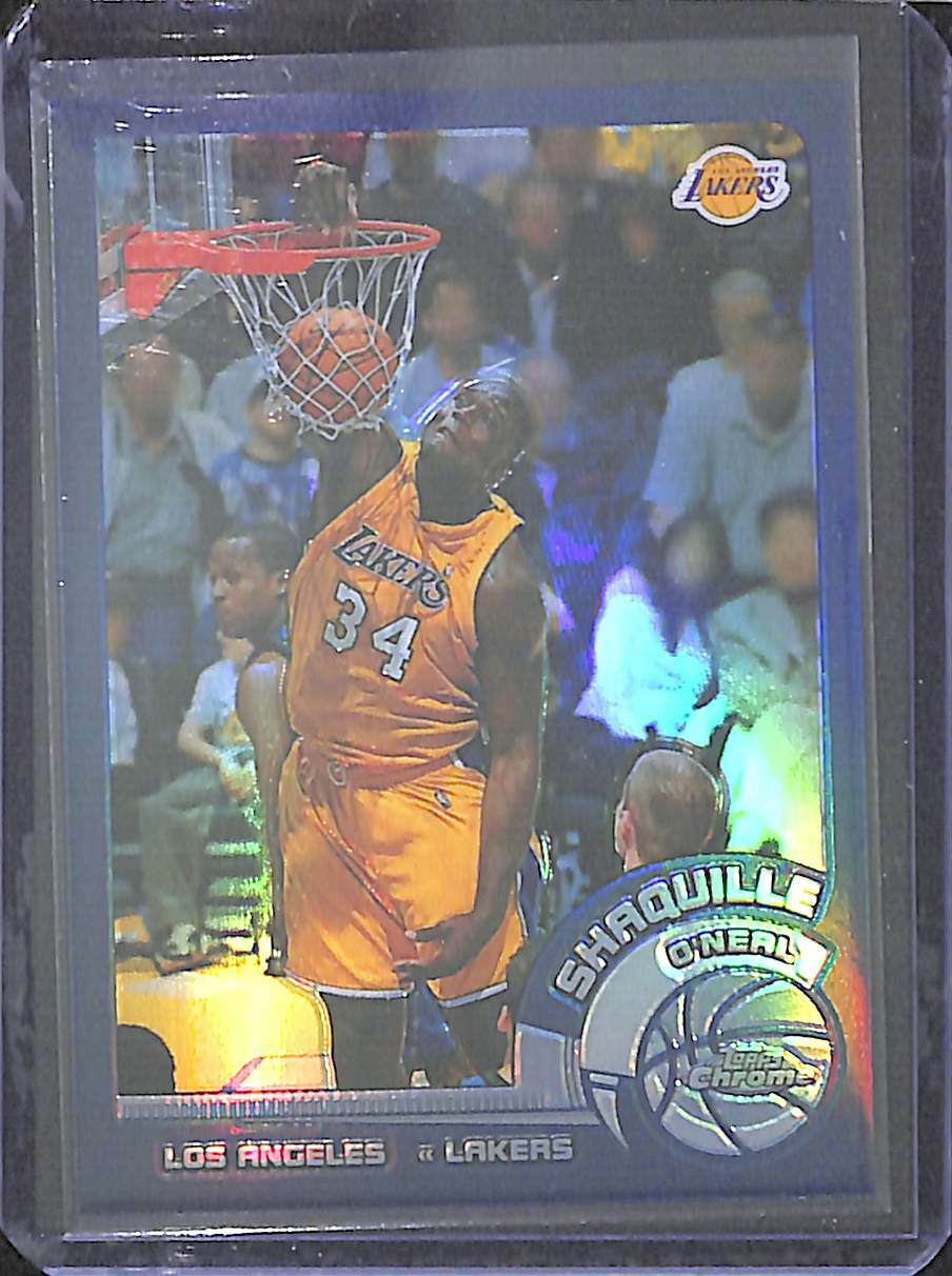 2002-03 Topps Chrome Refractor #1 Shaquille O'Neal