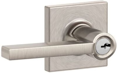 Schlage Custom Latitude Collins Trim Keyed Entry Door Lever - F51A LAT COL