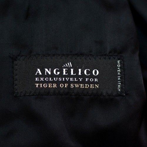 Tiger of Sweden Angelico Men NEDVIN BZ Blazer 2 Button Sport Jacket Black 48 - Picture 5 of 8