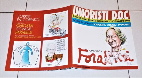 UMORISTI DOC CHIOSTRI CONGIU PAPARELLI Omaggio a Forattini Fossano 2003 Maradona