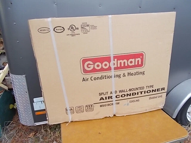 GOODMAN 18,000 Btu Mini Split Air Conditioning OUTDOOR Unit - MSG18CRN1W  NEW | eBay