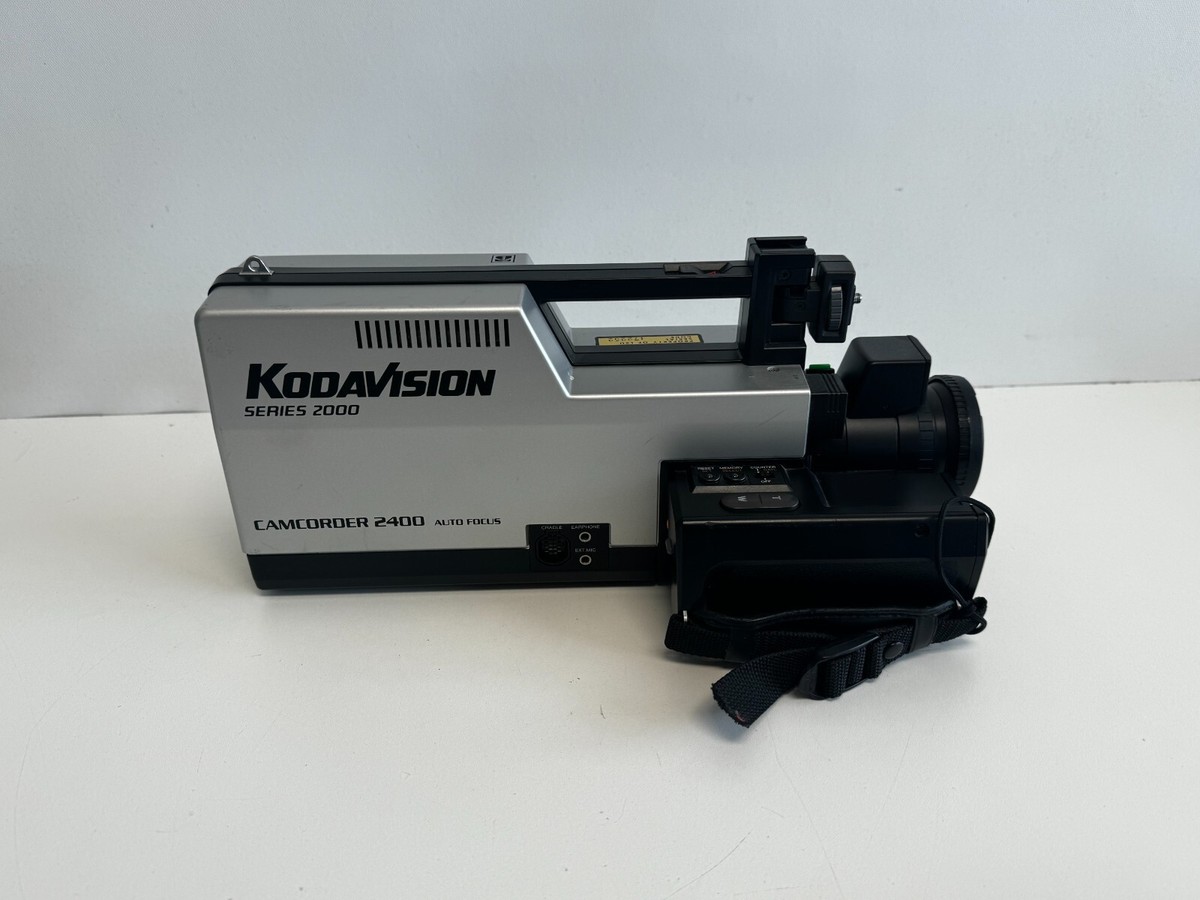 Shelf 18: Vintage 1984 Kodak KodaVision 8mm Camcorder 2400 - Parts