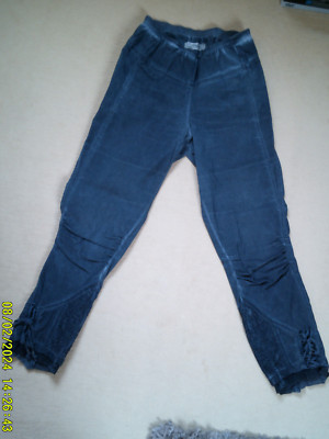 Tredy Hose Bengalin Jeggings jeansblau Gr. 36 Spitze Schnürung