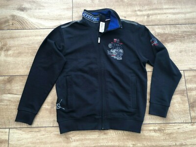 Redfield Herren Sweatjacke Gr L Farbe blau