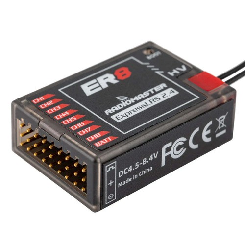 RadioMaster ER8 2.4GHz ELRS PWM Receiver - Picture 2 of 7