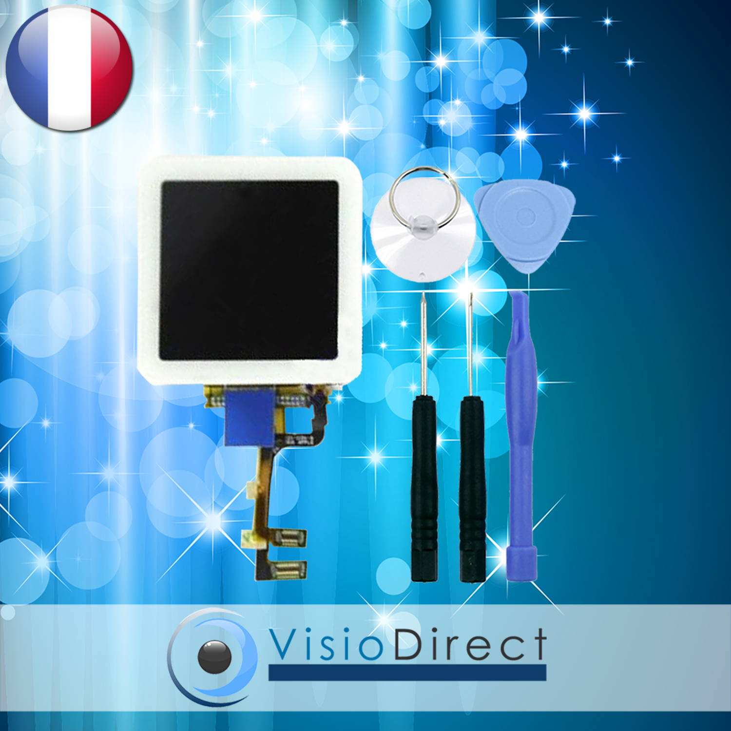 Écran LCD iPod Nano 6 Rayé ? Réparez le Tactile Bloqué avec ce Kit Châssis Blanc