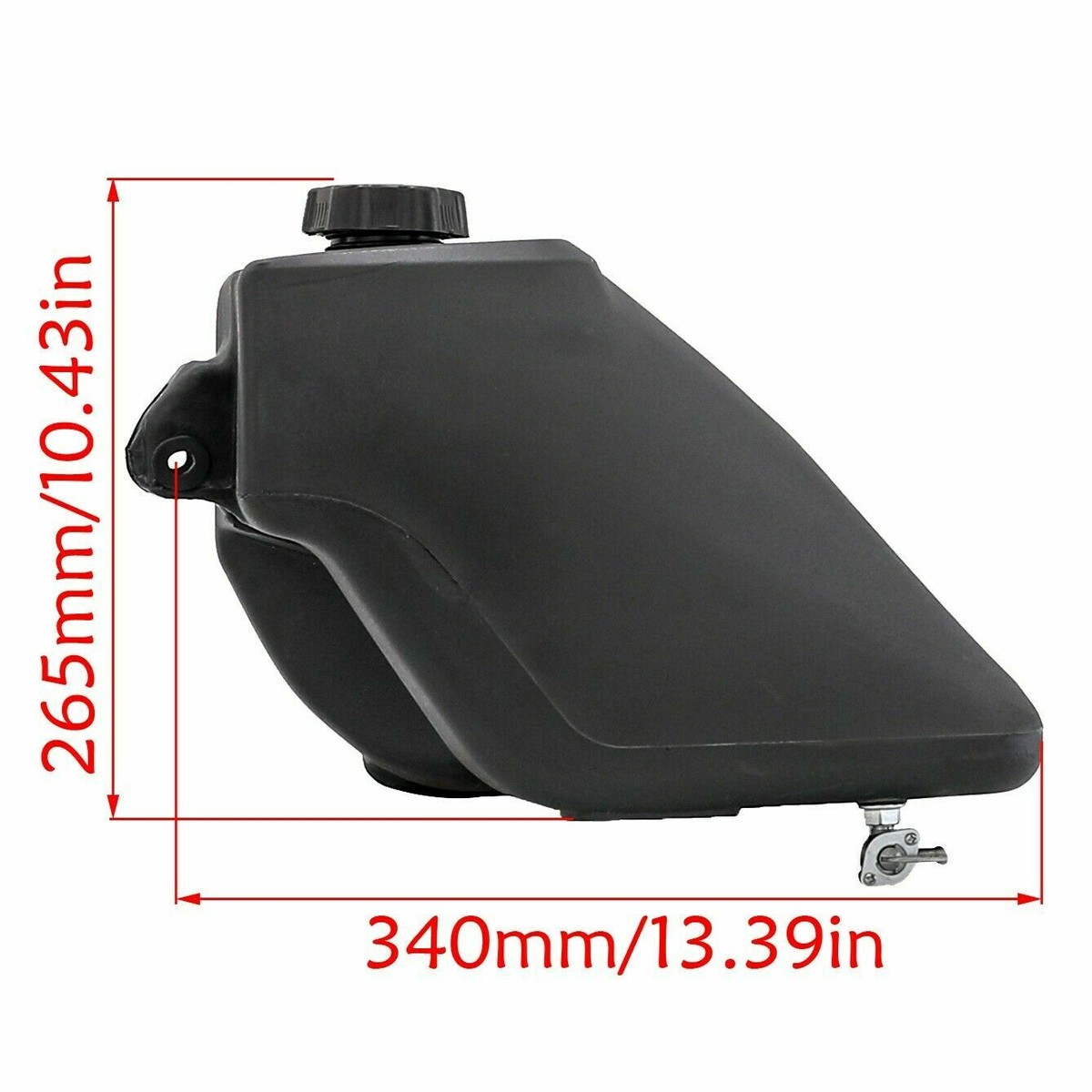 Gastank Voor Chinese ATV Merken Trkimal Tanque De Gasolina De Combustible De Plástico Para 50cc 70cc 90cc 110cc 125cc Roketa Taotao Sunl Coolster Jcl Ata Baja Motorsportsvitacci Quad Tank Vervanging