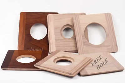 ZMSTAIRS 1 Wooden Lensboard 6"x 6" for Deardorff, or Calumet C1 - 8 x10" - Solid Walnut