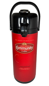 Community® Coffee Commercial Grade Insulated AirPot Coffee Air Pump Dispenser