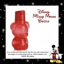 Tupperware Mickey Mouse Mini ECO botella de agua niños nuevo 425 ml/14 oz