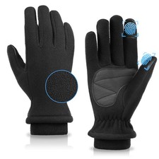 OZERO Winter Touchscreen Women's Gloves,Warm Thermal Polar Small, Black