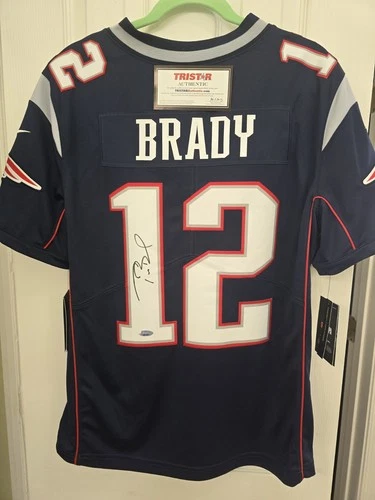 Tom Brady Signed Patriots Nike Limited Tristar COA