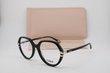NEW CHLOE CH 0206O 001 BLACK GOLD AUTHENTIC EYEGLASSES 54-19