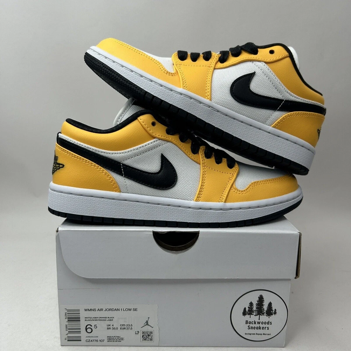 Jordan 1 Low Laser Orange W | eBay