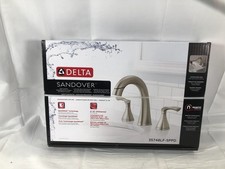 Delta Sandoover 35748LF-SPPD Two Handle Widespread Pull-Down Bathroom Faucet