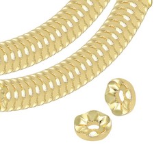 4mm 100 Pack Champagne Gold Spacer Disc Beads