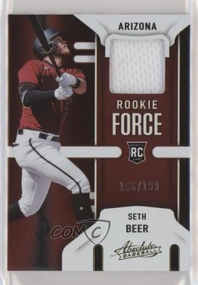 2022 Panini Absolute Rookie Force 156/199 Seth Beer #RF-SB RC 0l1