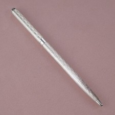 Tiffany & Co. Sterling Silver 925 Ballpoint Agenda Pen with Box and Pouch