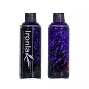 Ironlak Limited Edition STORM Purple Reign Artist Series Spray Pain Can 1/500