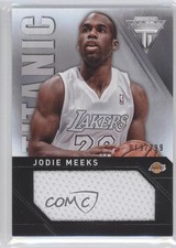 2013-14 Panini Titanium Titanic Threads Jumbo 19/299 Jodie Meeks #62 0s3