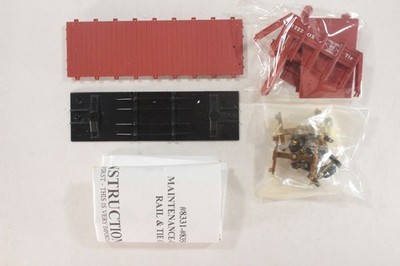 HO IHC Lehigh Valley30ft Old Time Rail & Tie Car #12220x New Unassembled Kit