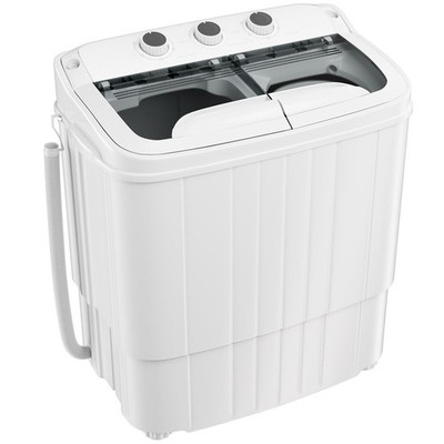 Portable Washing Machine 17.6Lbs Compact Mini Washer Dryer Combo Spin Dryer