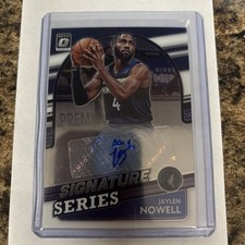 2021-22 Panini Donruss Optic - Signature Series Jaylen Nowell #SS-JNW (AU)