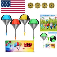 Parachute Toy for Kids, Outdoor Toys Flying Parachute Men, Inside Outside T...