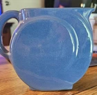 Frankoma Pitcher  Lazybones  Blue MCM