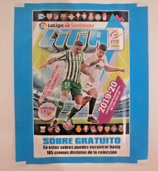 PANINI SEALED PACK LIGA ESTE 2019 2020 "SOBRE GRATUITO" PACK BUSTINA PACKET