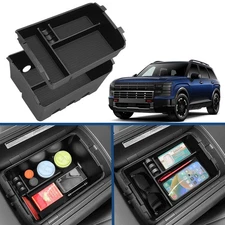 For 2026 Hyundai Palisade Accessories Double-Layer Center Console Organizer Tray