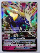 Xerneas GX - 90/131 - Pokemon Forbidden Light Sun & Moon Ultra Rare Card LP