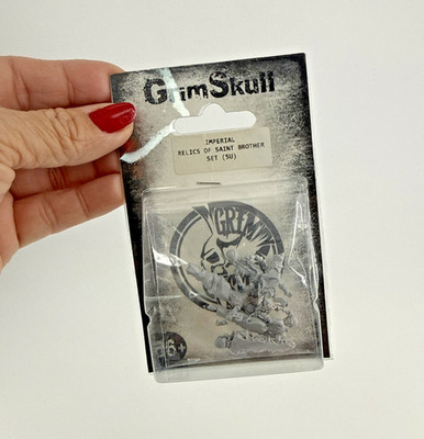 Grim Skull Sci-Fi Mini 28mm Imperial Relics of Saint Brother Set (5U) Pack New