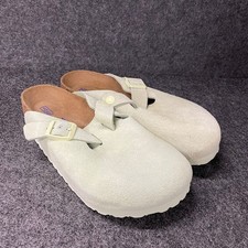 BIRKENSTOCK Boston Soft Footbed Suede Leather Clogs Unisex Size M5/W7