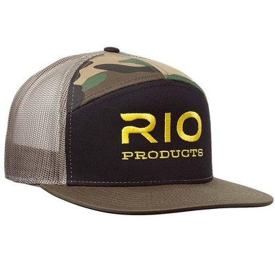 RIO 7 Panel Mesh Back Hat - Trucker Cap