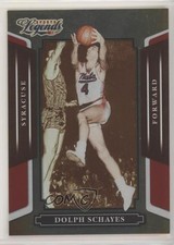 2008 Donruss Americana Sports Legends Mirror Red /250 Dolph Schayes #44 HOF 0q3
