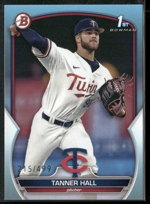 2023 Bowman Draft #BD-174 Tanner Hall Sky Blue #/499