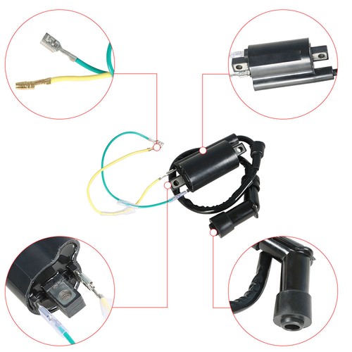2PCS Ignition Coils 12V For Honda CB350 CL350 SL350 CL450 CB450 CB500 1965-1975 - Picture 5 of 6