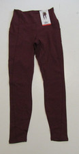 FABLETICS Active Womens Oasis Pureluxe Leggings Pockets Dark Red NWT Size Medium