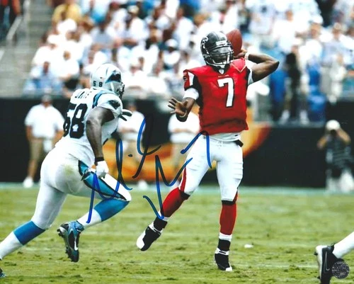 Michael Vick Signed Autographed Atlanta Falcons NFL 8x10 Photo with COA/Hologram