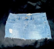 Vintage Jean Mini Skirt -Y2K Vibe