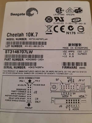 Seagate Cheetah 10K.7 ST3146707LW 146.8 GB