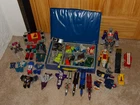 LARGE G1 TRANSFORMERS LOT #2 WITH STORAGE CASE VINTAGE ORIGINAL