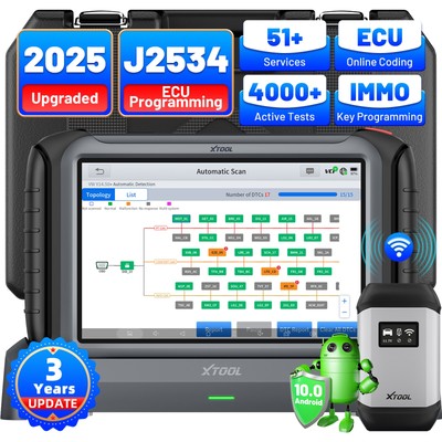 XTOOL IP919 MAX OBD2-Scanner Diagnosegerät J2534 ECU-Programmier-Scan-Tool
