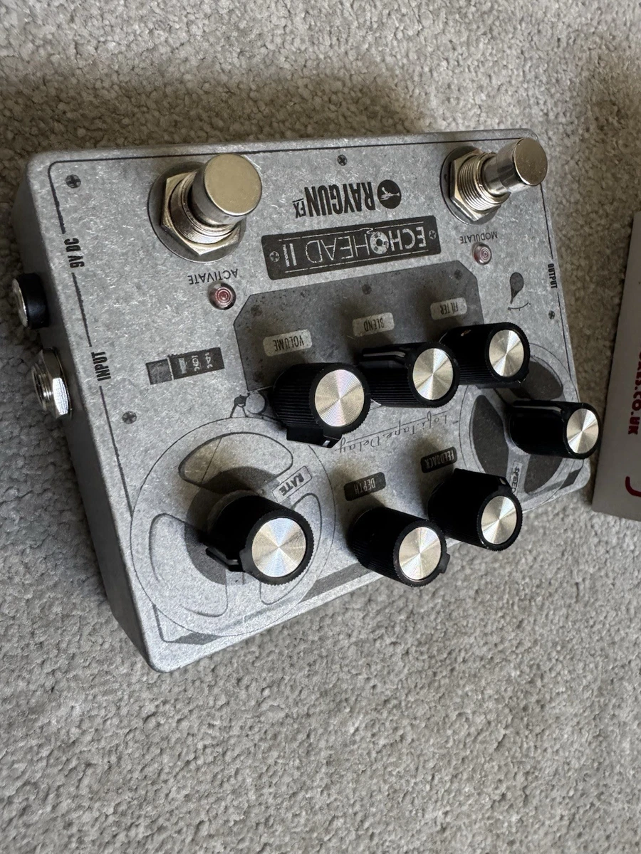 Raygun fx echohead ii 2 tape echo delay pedal guitar