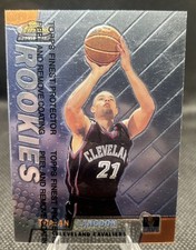 1999-00 Topps Finest - Rookies Trajan Langdon #116 (RC) With Protector!