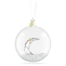 Swarovski Crystal Annual Edition Ball Ornament 2025, White, 5701865