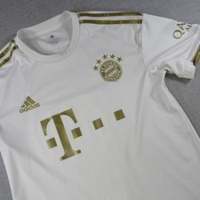 BAYERN MUNICH ADIDAS 2022/2023 FOOTBALL AWAY JERSEY Men's Small stain 