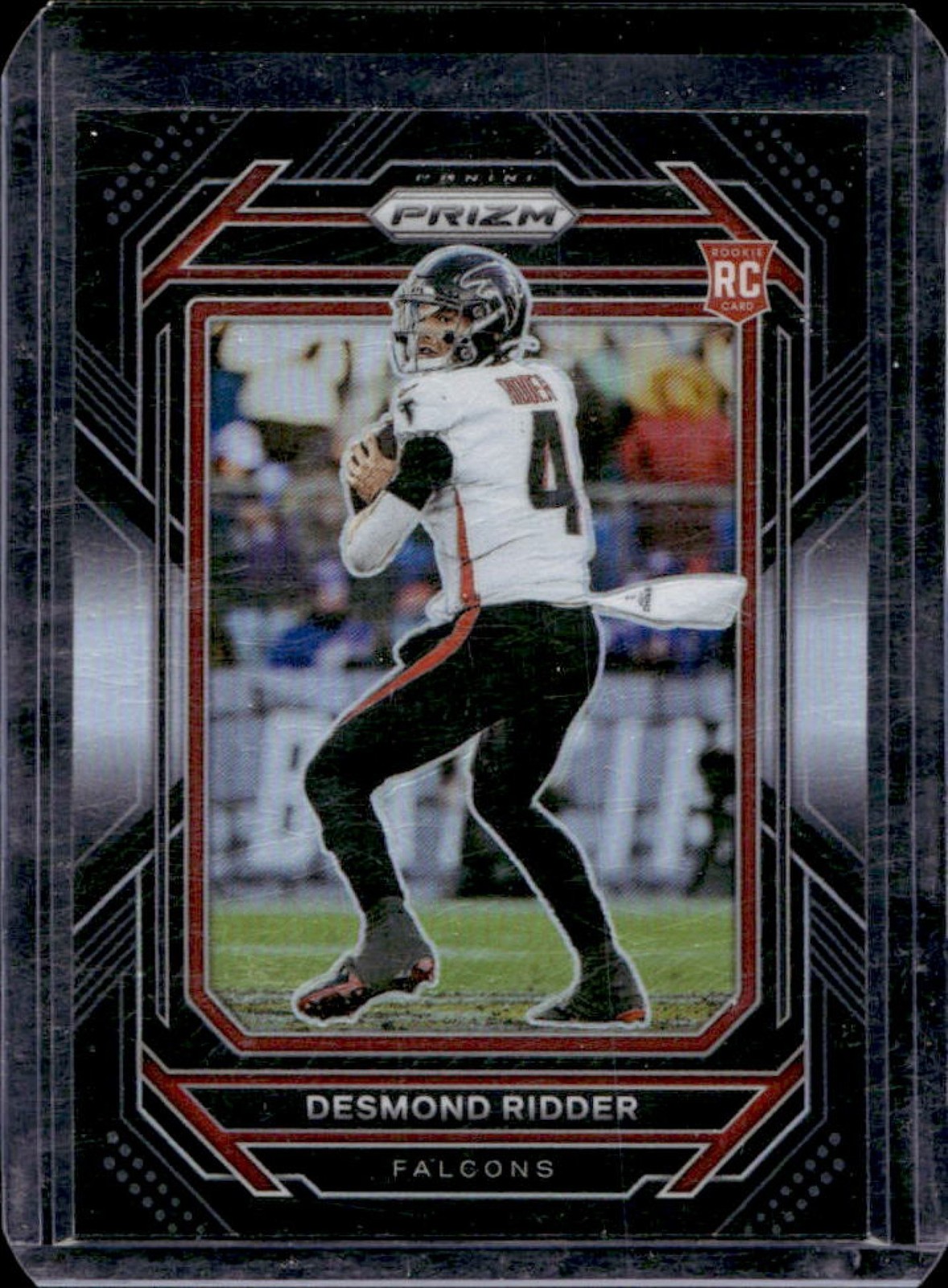 2022 Chronicles Desmond Ridder Prizm Black RC Silver Rookie #PB-9 Falcons