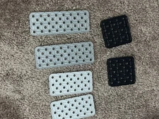 Vex IQ Robotics Plates. 6 pieces gray and black. rectangle and square